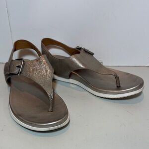 Sofft Sandals Pewter Leather 8.5